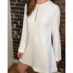 Babydoll dress in white